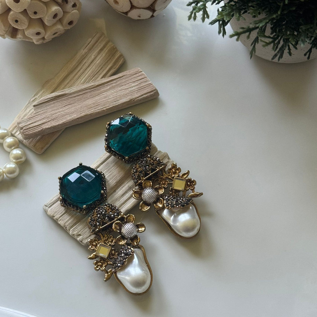 Opulent Elegance Statement Earrings