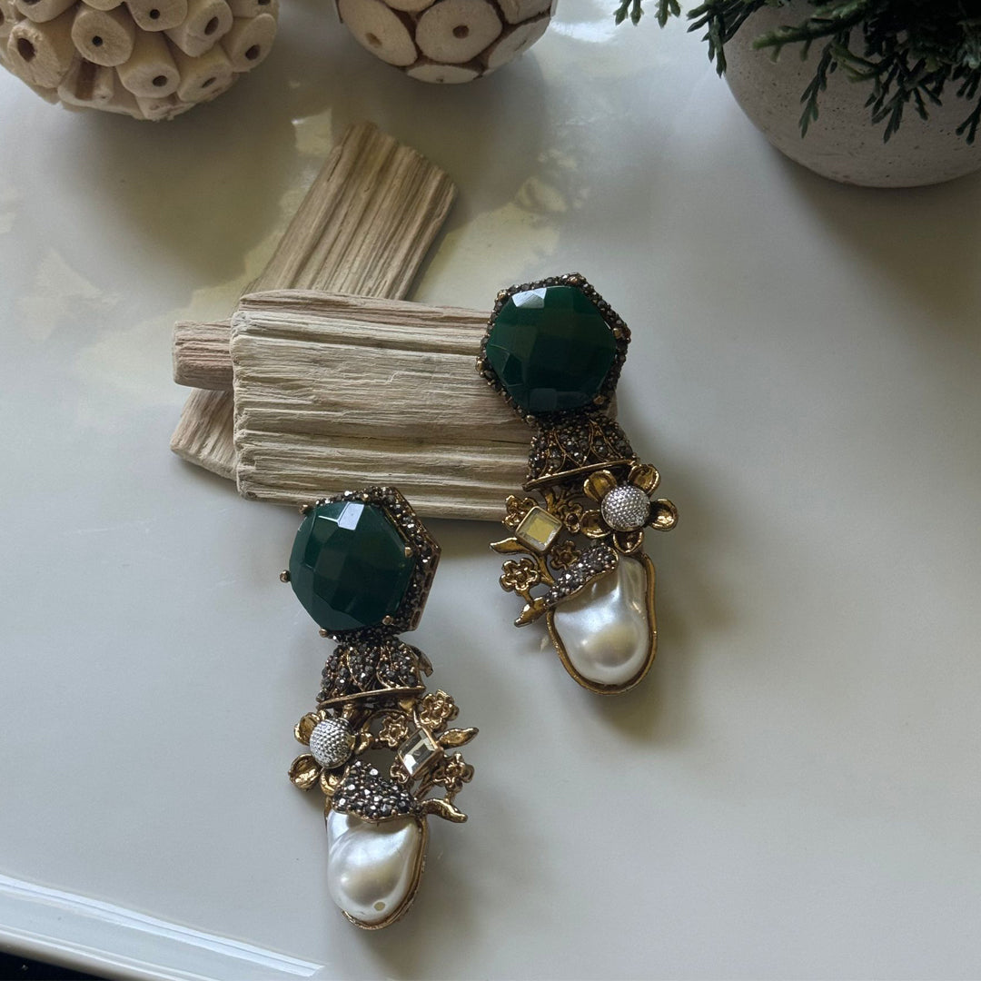 Opulent Elegance Statement Earrings