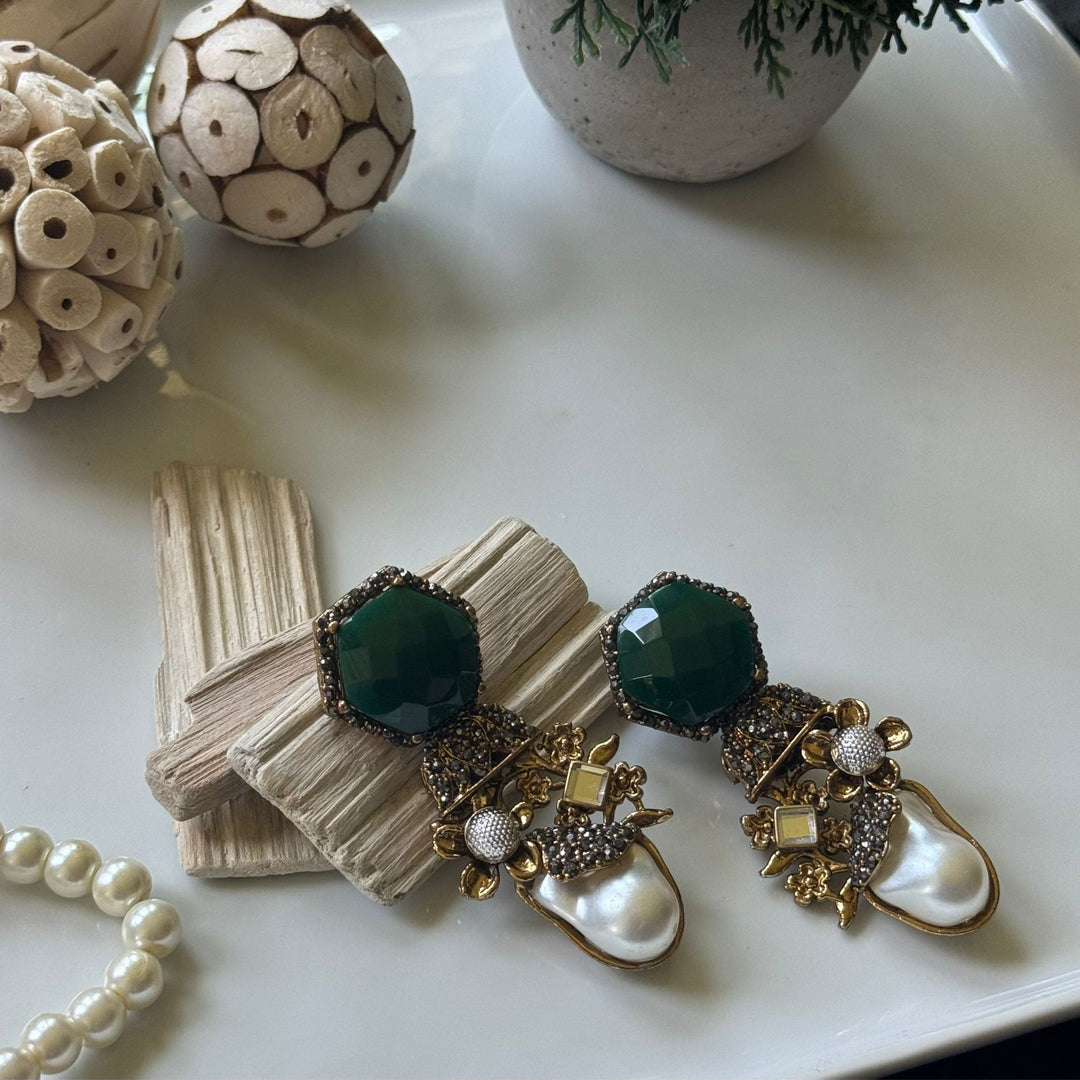 Opulent Elegance Statement Earrings