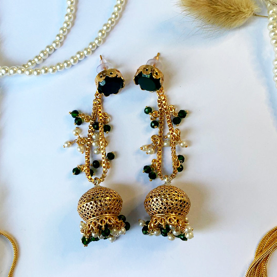 Regal Radiance Long Jhumka