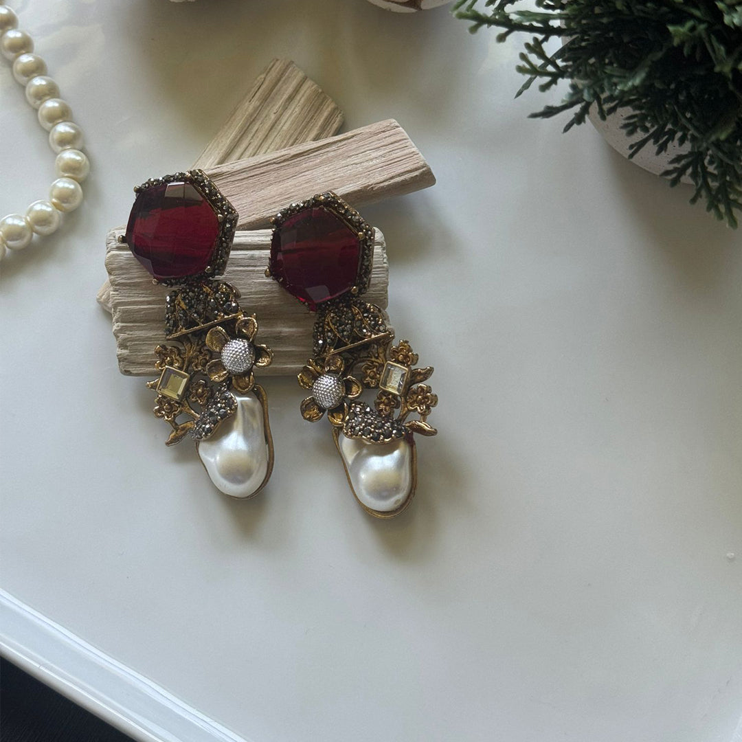 Opulent Elegance Statement Earrings