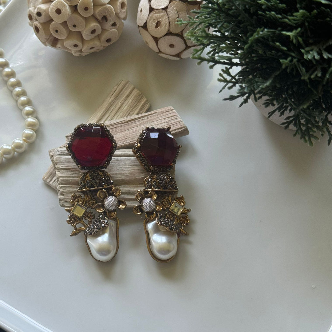 Opulent Elegance Statement Earrings