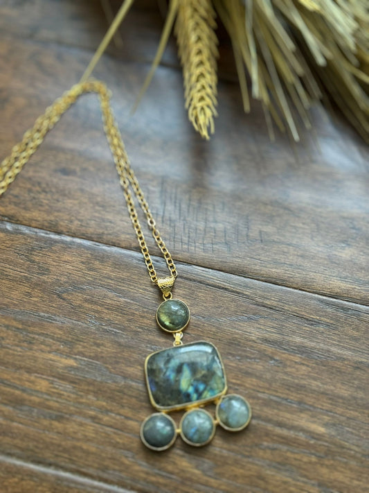 Mystic Labradorite Pendant