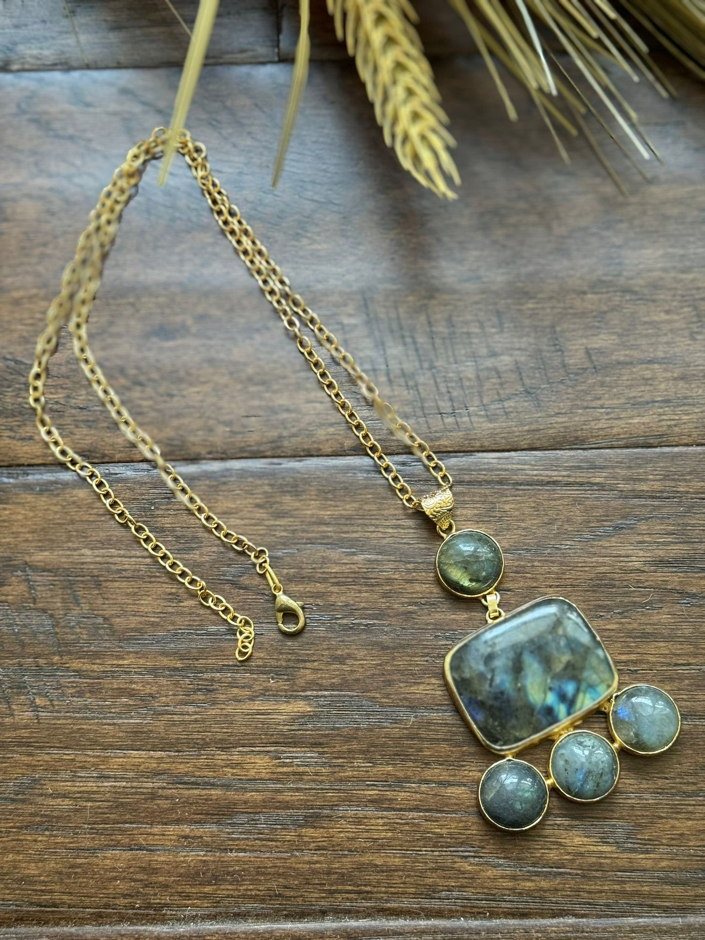 Mystic Labradorite Pendant