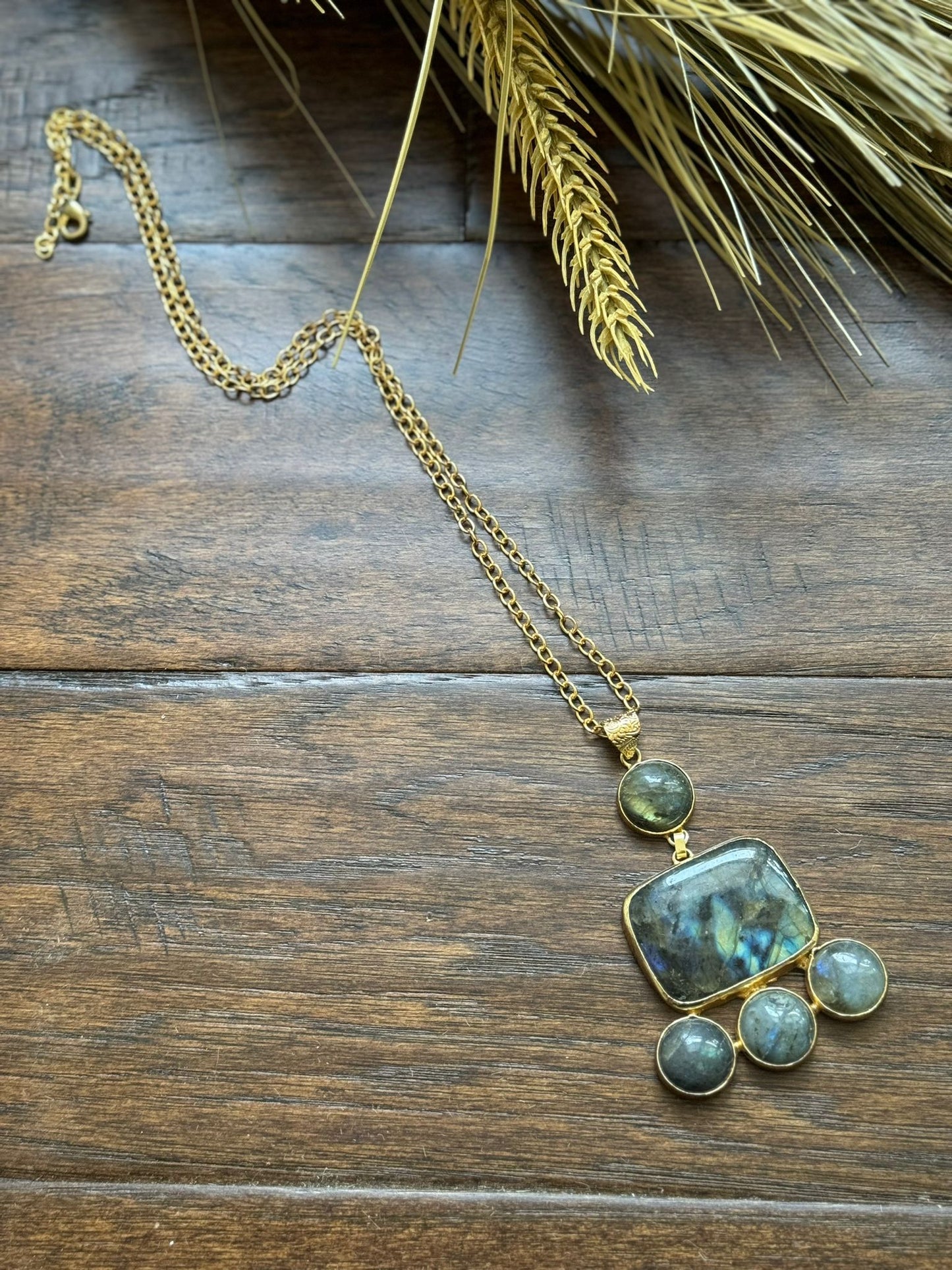 Mystic Labradorite Pendant