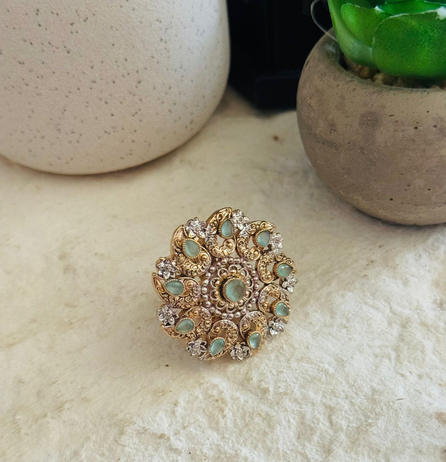 Flower Bloom Adjustable Ring