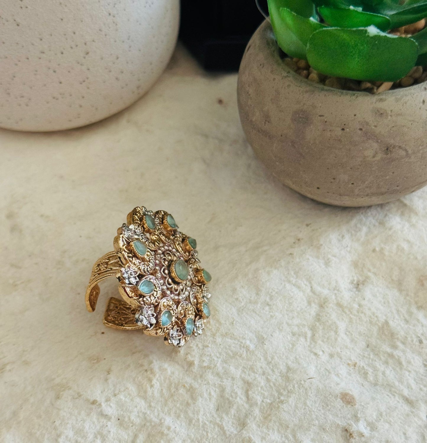 Flower Bloom Adjustable Ring